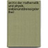 Archiv Der Mathematik Und Physik, Siebenunddreissigster Theil