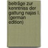 Beiträge Zur Kenntniss Der Gattung Najas L. (German Edition)
