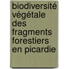 Biodiversité végétale des fragments forestiers en Picardie by Aurélien Jamoneau