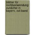 Blätter Für Rechtsanwendung: Zunächst In Bayern, Xvii Band