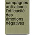 Campagnes anti-alcool: L'efficacité des émotions négatives