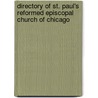 Directory of St. Paul's Reformed Episcopal Church of Chicago by John Harcourt