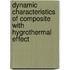 Dynamic characteristics of composite with Hygrothermal effect