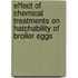 Effect of Chemical Treatments on Hatchability of Broiler Eggs