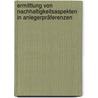 Ermittlung von Nachhaltigkeitsaspekten in Anlegerpräferenzen door Caroline Peters