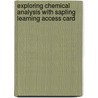 Exploring Chemical Analysis with Sapling Learning Access Card door Sapling