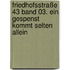 Friedhofsstraße 43 Band 03. Ein Gespenst kommt selten allein