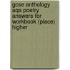 Gcse Anthology Aqa Poetry Answers For Workbook (place) Higher door Richards Parsons