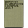 Geschichte Der Stï¿½Dteverfassung in Deutschland, Volume 4 by Georg Ludwig Von Maurer