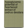 Hypoglycemic Potential of Heartwood Extract of Cedrus Deodara door Yogita Dobhal