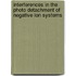 Interferences in the photo detachment of negative ion systems