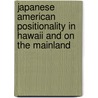 Japanese American Positionality in Hawaii and on the mainland door Stephanie Wössner