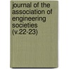 Journal of the Association of Engineering Societies (V.22-23) door Association of Societies