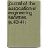 Journal of the Association of Engineering Societies (V.40-41)