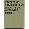 Lehrbuch Der Vergleichenden Anatomie Der Wirbelosen Thiere... by Arnold Lang