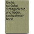 Leiche, Sprüche, Streitgedichte Und Lieder, Sechzehnter Band