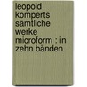 Leopold Komperts Sämtliche Werke microform : in zehn Bänden door Kompert
