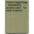MasteringGeology - Standalone Access Card - for Earth Science