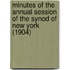 Minutes of the Annual Session of the Synod of New York (1904)