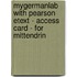 MyGermanLab with Pearson Etext - Access Card - for Mittendrin