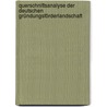 Querschnittsanalyse der deutschen Gründungsförderlandschaft by Jan Laubscher