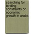 Searching For Binding Constraints On Economic Growth In Aruba