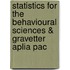 Statistics for the Behavioural Sciences & Gravetter Aplia Pac