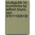 Studyguide For Economics By William Boyes, Isbn 9781111826130