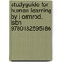 Studyguide For Human Learning By J Ormrod, Isbn 9780132595186