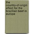 The Country-Of-Origin Effect For The Brazilian Beef In Europe