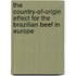 The Country-Of-Origin Effect For The Brazilian Beef In Europe