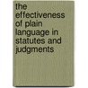 The Effectiveness of Plain Language in Statutes and Judgments by Wai Yee Poon