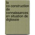 la co-construction de connaissances en situation de diglossie