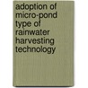 Adoption of Micro-pond Type of Rainwater Harvesting Technology by Asfaw Albore