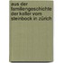 Aus Der Familiengeschichte Der Keller Vom Steinbock In Zürich