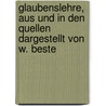 Glaubenslehre, Aus Und In Den Quellen Dargestellt Von W. Beste by Martin Luther