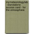 MyMeteorologyLab - Standalone Access Card - for the Atmosphere