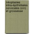 Néoplasies Intra-épithéliales Cervicales (cin) Et Grossesse