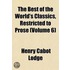The Best of the World's Classics, Restricted to Prose Volume 3
