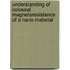 Understanding Of Colossal Magnetoresistance Of A Nano Material