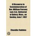 A Discourse in Commemoration of Rev. William Parsons Lunt, D.d.