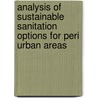 Analysis of Sustainable Sanitation Options for Peri Urban Areas door Beatrice Mwalwega