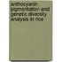 Anthocyanin pigmentation and Genetic diversity analysis in rice