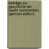 Beiträge Zur Geschichte Der Raschi-Commentare (German Edition)