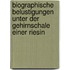 Biographische Belustigungen unter der Gehirnschale einer Riesin