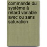 Commande du système à retard variable avec ou sans saturation door Fatima El Haoussi