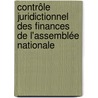 Contrôle Juridictionnel des Finances de l'Assemblée Nationale by Marcellin Denagnon Tobossi