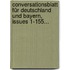 Conversationsblatt Für Deutschland Und Bayern, Issues 1-155...