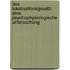 Das Lokalisationsgesetz: Eine psychophysiologische Untersuchung