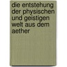 Die Entstehung Der Physischen Und Geistigen Welt Aus Dem Aether by Josef Schlesinger